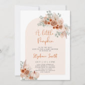 Invitation Baby shower d'automne (Devant)