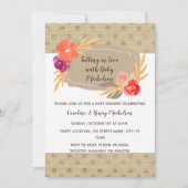 Invitation Baby shower d'automne (Devant)