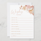 Invitation Baby shower d'automne citrouille Wives for Baby Ca (Devant)