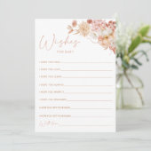 Invitation Baby shower d'automne citrouille Wives for Baby Ca (Debout devant)