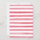 Invitation Baby shower d'automne de camion Citrouille rose et (Dos)