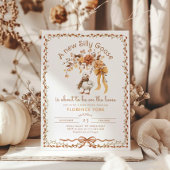Invitation Baby shower d'automne de l'automne de l