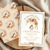 Invitation Baby shower d'automne de l'automne de l