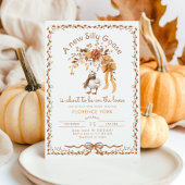 Invitation Baby shower d'automne de l'automne de l