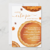 Invitation Baby shower d'automne de Little Cutie Pie (Devant)