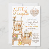 Invitation Baby shower d'automne de petite ferme rustique Cit (Devant)