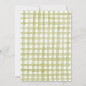 Invitation Baby shower d'automne des pommes de nos deux fille (Dos)