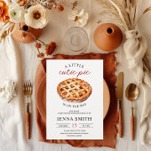 Invitation Baby shower d'automne Little Cutie Pie