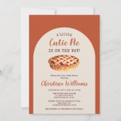 Invitation Baby shower d'automne moderne neutre pour les homm (Devant)