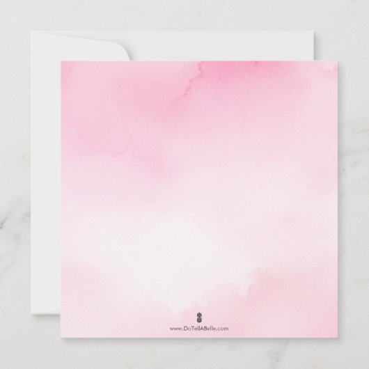 Invitation Baby shower d'automne Petit Citrouille Sip et voir (Dos)