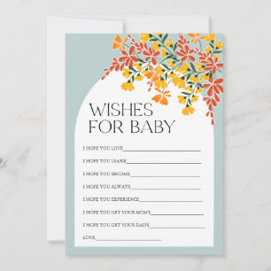 Invitation Baby shower d'automne Wives for Baby Advice Card