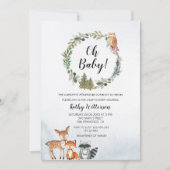 Invitation Baby shower d'aventure (Devant)
