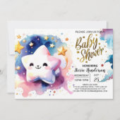Invitation Baby shower d'aventure Celestial Dreamscape (Devant)