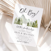 Invitation Baby shower d'aventure | Forêt