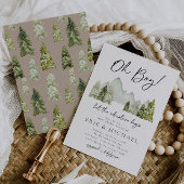 Invitation Baby shower d'aventure | Forêt