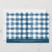 Invitation Baby shower d'aventure rustique Forest Mountain (Dos)