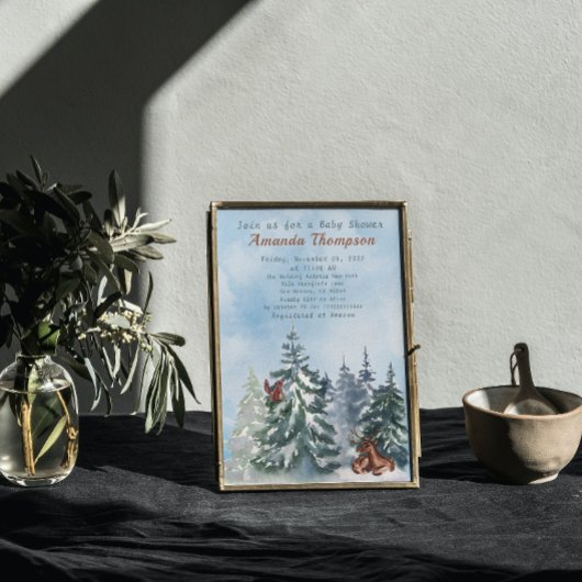 Invitation Baby shower d'aventures paysannes