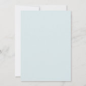 Invitation Baby shower d'avion Blue Red (Dos)