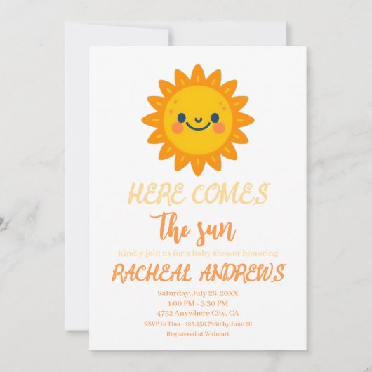 Invitation Baby shower de Baby shower Dinosaur (Devant)