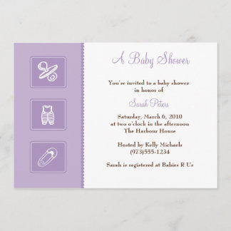 Invitation Baby shower de Baby Things