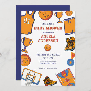 Invitation Baby shower de Baketball