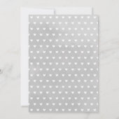 Invitation Baby shower de baleine rose mignonne -  (Dos)