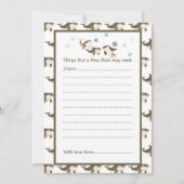 Invitation Baby shower de baleines arctiques d'hiver (Devant)