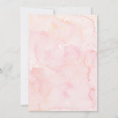 Invitation Baby shower de ballon à air chaud Pink Gold Teddy  (Dos)