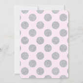 Invitation Baby shower de ballon à air chaud rose (Dos)