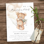 Invitation Baby shower de ballon d'attente de l'iv<br><div class="desc">Pour toute autre personnalisation ou tout autre élément correspondant,  n'hésitez pas à me contacter à l'adresse yellowfebstudio@gmail.com</div>