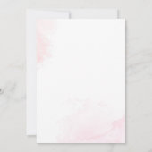 Invitation Baby shower de ballon de lapin mignon (Dos)