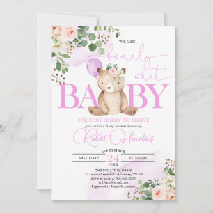 Invitation Baby shower de balloon écossais