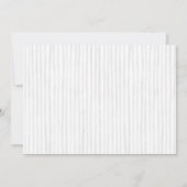 Invitation Baby shower de bande d'éléphant gris mou (Dos)