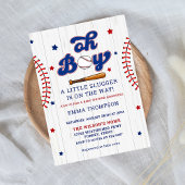 Invitation Baby shower de base-ball