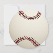 Invitation Baby shower de baseball (Dos)