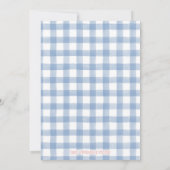 Invitation Baby shower de baseball Coquette (Dos)