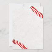 Invitation Baby shower de baseball Little Slugger (Dos)