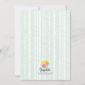 Invitation Baby shower de bébé Fox (Dos)