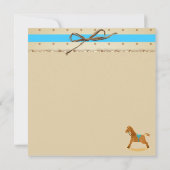 Invitation Baby shower de bébé garçon's Rocking Ho (Dos)