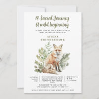 Baby shower de Bénédiction Little Fox Spirit
