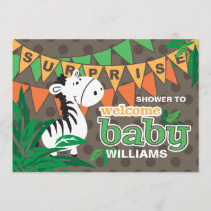 Invitation Baby shower de bienvenue Baby Surprise