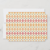 Invitation Baby shower de billets de cirque vintag (Dos)