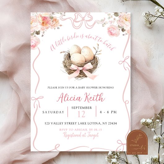 Invitation Baby shower de Birdie Rose