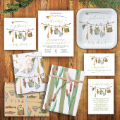 Invitation Baby shower de bobines de pêche