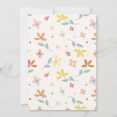 Invitation Baby shower de bogues d'amour (Dos)