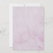 Invitation Baby shower de Boho Floral Violet (Dos)