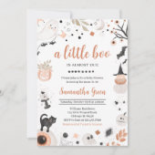 Invitation Baby shower de Boho Halloween (Devant)