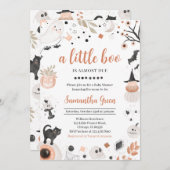 Invitation Baby shower de Boho Halloween (Devant / Derrière)