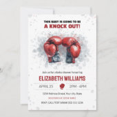 Invitation Baby shower de boîte d'aquarelle (Devant)