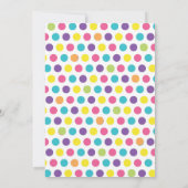 Invitation Baby shower de bonbons (Dos)